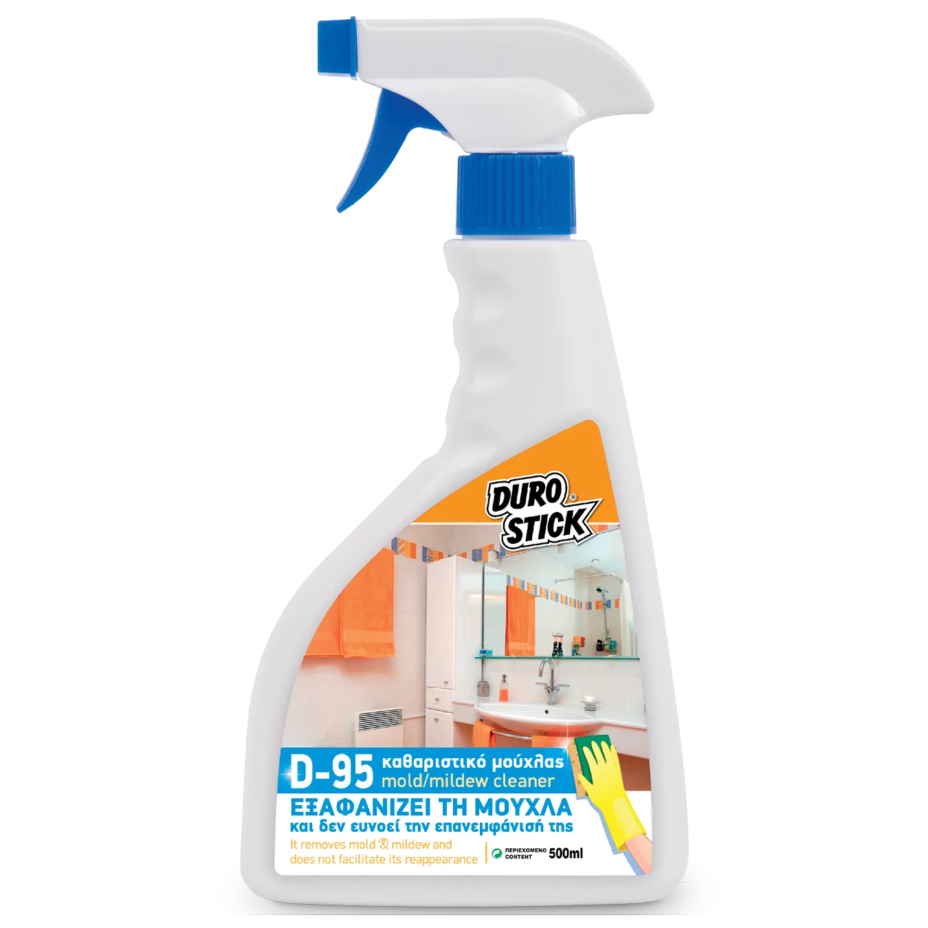 ΚΑΘΑΡΙΣΤΙΚΟ ΜΟΥΧΛΑΣ D-95 500ml DUROSTICK