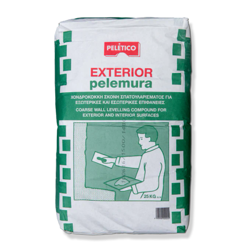 ΣΤΟΚΟΣ ΣΠΑΤΟΥΛΑΡΙΣΜΑΤΟΣ EXTERIOR PELEMURA 25kg PELETICO