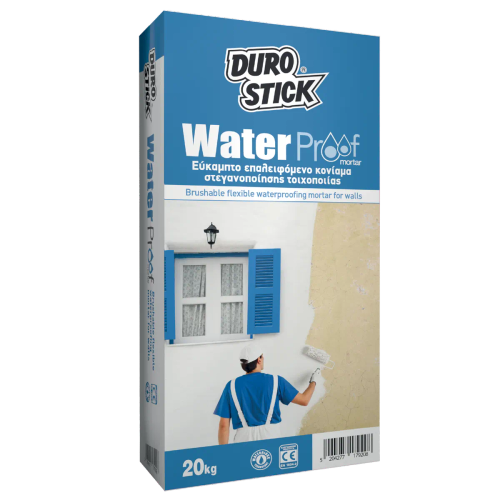 ΣΤΕΓΑΝΟΠΟΙΗΣΗ ΤΟΙΧΟΠΟΙΙΑΣ WATERPROOF MORTAR DUROSTICK