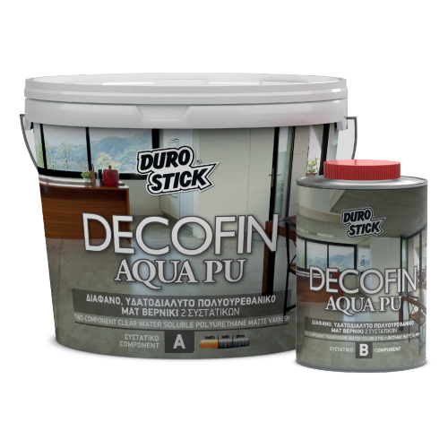 ΒΕΡΝΙΚΙ 2 ΣΥΣΤΑΤΙΚΩΝ DECOFIN AQUA PU DUROSTICK